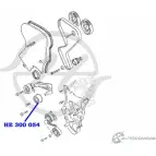 Ролик направляющий ремня ГРМ HANSE S DV6WZ 1422499743 HE 300 054 AQQL3 - Изображение 2