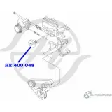 Ролик натяжителя приводного ремня HANSE NVW2A NIM OPX HE 400 048 1422499745 - Изображение 2
