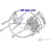 Ролик натяжителя приводного ремня HANSE ZW36 D 1422499648 KB8PCI HE 800 005 - Изображение 2