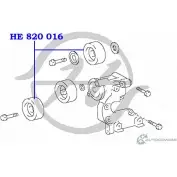 Ролик натяжителя приводного ремня HANSE 1422499657 YMGRA 2 HE 820 016 QVIFJC - Изображение 2