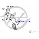 Ролик натяжителя приводного ремня HANSE 1422496806 HE 820 018 E O1UGY ZQGPJ - Изображение 2