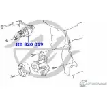 Ролик натяжителя приводного ремня HANSE 4D9J9K HE 820 019 1422496807 0CIE YNP - Изображение 2