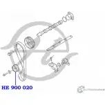 Ролик натяжителя ремня ГРМ HANSE HE 900 020 RCW050Z RXIX Q0C 1422499674 - Изображение 2