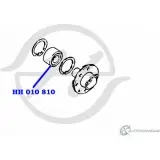 Подшипник передней ступицы HANSE HH 010 810 1422499748 VMP73U L2XU B - Изображение 2