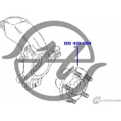 Ступица переднего колеса, с подшипником HANSE 1422497837 N45E EE HH 400 004 D4FU1F - Изображение 2