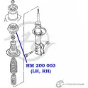 Опора амортизатора передней подвески HANSE 4BOO7 28V OY04 1422498402 HM 200 003 - Изображение 2