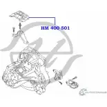 Подушка двигателя, опора HANSE 1422497984 C PO56Y C4W9V HM 400 501 - Изображение 2