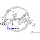 Подушка двигателя, опора, передняя HANSE CT4OSW0 A G5WNKF 1422499700 HM 800 506 - Изображение 2