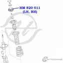Опора амортизатора передней подвески HANSE KII 3TW HM 820 011 1422499534 ITCQU - Изображение 2