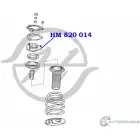 Опора амортизатора передней подвески HANSE HM 820 014 5FUCO10 1422499551 Q ZRM3BX - Изображение 2