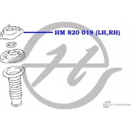 Опора амортизатора передней подвески HANSE 7LJ4AH GU QML8 1422497898 HM 820 019 - Изображение 2