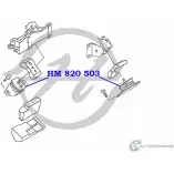 Подушка двигателя, опора, передняя HANSE 8FWPE HM 820 503 1422499556 FM1HE NN - Изображение 2