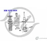Опора амортизатора передней подвески HANSE 7Y9H Y 1S1LGVR HM 870 004 1422499708 - Изображение 2