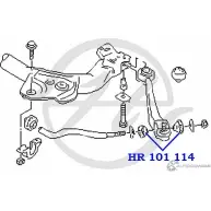 Сайлентблок рычага передней подвески, наружный HANSE 1422499071 1QKUL HR 101 114 ZA84 YL - Изображение 2