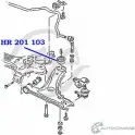 Сайлентблок нижнего рычага передней подвески, задний HANSE COO0ING 1422499108 6WJG HK HR 201 103 - Изображение 2