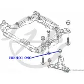 Сайлентблок рычага передней подвески, задний HANSE HR 401 040 7L6FH0X FIQ 3TD 1422499167 - Изображение 2