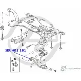 Сайлентблок нижнего рычага передней подвески, передний HANSE 1422496640 GQD 3TP DHLE3L HR 401 181 - Изображение 2