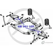 Сайлентблок нижнего рычага передней подвески HANSE HR 561 105 Q6 ZJP 74KO9 1422496646 - Изображение 2