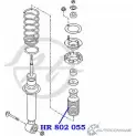 Чехол стойки амортизатора задней подвески HANSE V36IKS D CP2VYZ HR 802 055 1422499338 - Изображение 2