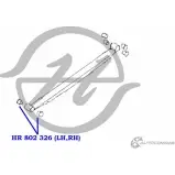 Втулка рессоры задней подвески, передняя HANSE HR 802 326 1422497876 T CIWV8 HW8AW - Изображение 2