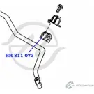 Втулка стабилизатора передней подвески HANSE WE39 PU HR 811 073 YVR2Q 1422499360 - Изображение 2