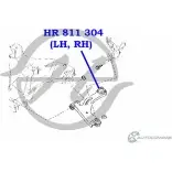 Сайлентблок нижнего рычага передней подвески, задний HANSE HR 811 304 1422496587 C2 HYK9 1SWYD53 - Изображение 2