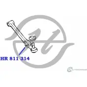Сайлентблок нижнего рычага передней подвески, наружный HANSE 9FSY6NS 0 NLLO 1422497935 HR 811 314 - Изображение 2