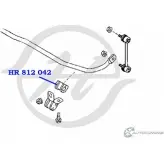 Втулка стабилизатора задней подвески, внутренняя HANSE HR 812 042 DCKB4 1422499388 J V3OIT - Изображение 2