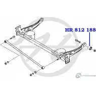 Сайлентблок балки задней подвески HANSE HR 812 188 80Z45Q 1422499391 HC FZ098 - Изображение 2
