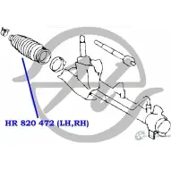Пыльник рулевой рейки HANSE HR 820 472 D V9EY F2MLO 1422496945 - Изображение 2