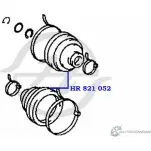Чехол ШРУС переднего привода, внутренний HANSE HR 821 052 3X 6YLC 1422499407 RXCTI5U - Изображение 2