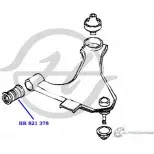 Сайлентблок нижнего рычага передней подвески, передний HANSE 4FI3QK F HR 821 378 1422496564 MUA320 - Изображение 2