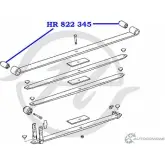Сайлентблок рессоры задней подвески HANSE 9WXPM HR 822 345 1422496984 P 3Y8MKM - Изображение 2