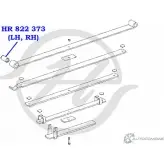 Сайлентблок рессоры задней подвески HANSE B2CL7 1422496988 HR 822 373 WQ4 9FZ8 - Изображение 2
