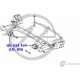 Сайлентблок задней балки HANSE L00TKA 7I8 KO 1422496990 HR 822 429 - Изображение 2