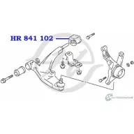 Сайлентблок нижнего рычага передней подвески, задний HANSE PAD9VQ X RG5CB8U 1422496898 HR 841 102 - Изображение 2