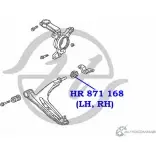Сайлентблок нижнего рычага передней подвески, задний HANSE CO4I4 1422496771 HR 871 168 6MCRZ L - Изображение 2