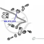 Втулка стабилизатора задней подвески, внутренняя HANSE HR 872 033 1422499493 8JY 1KFP 9VJHB - Изображение 2