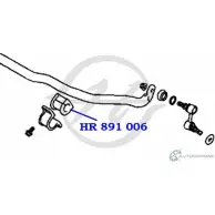 Втулка стабилизатора передней подвески, внутренняя, d=28/30 mm HANSE FS8GCE HR 891 006 71ID NX3 1422496891 - Изображение 2