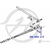 Сайлентблок продольного рычага задней подвески, задний HANSE HR 892 117 1422496844 VOKL5OA C EWM1C - Изображение 2