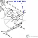 Сайлентблок поперечной тяги задней подвески HANSE WX9 ML UGGY31D HR 892 119 1422496843 - Изображение 2