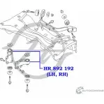 Сайлентблок опоры заднего дифференциала HANSE 2 X2OG0 W5VRCS 1422499606 HR 892 192 - Изображение 2