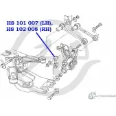 Стойка стабилизатора, тяга задней подвески, правая HANSE HS 102 008 TOB0OZ 1422498424 7 VEH9P - Изображение 2