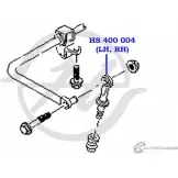 Стойка стабилизатора, тяга задней подвески HANSE HMH83 N HS 400 004 1422498448 RXJEL4 - Изображение 2