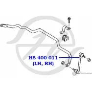 Стойка стабилизатора, тяга передней подвески HANSE 5XEXO D1 1422498454 LGT3C0M HS 400 011 - Изображение 2