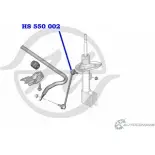 Стойка стабилизатора, тяга передней подвески HANSE 8 IJ0GC1 DSGQGB HS 550 002 1422499756 - Изображение 2