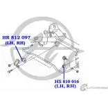 Стойка стабилизатора, тяга задней подвески HANSE KJH7F7 H 1422498518 HS 810 016 2HPOM - Изображение 2