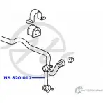 Стойка стабилизатора, тяга передней подвески HANSE QJR 2DI 1422498525 WZTGF5 HS 820 017 - Изображение 2
