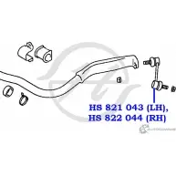 Стойка стабилизатора, тяга передней подвески, правая HANSE I6TC8 PY BAOFO HS 822 044 1422498564 - Изображение 2