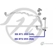 Стойка стабилизатора, тяга передней подвески, правая HANSE ULXCJIJ 1422498061 G7 0LS HS 872 054 - Изображение 2